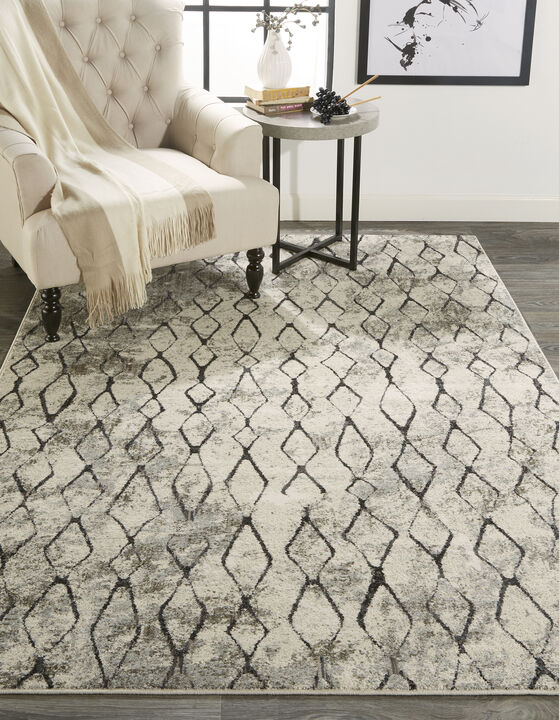 Kano 3872F Ivory/Gray/Taupe 2'2" x 3' Rug