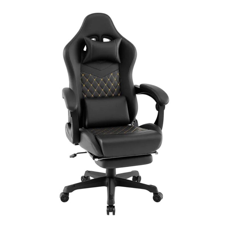 Hivvago Ergonomic Video Game Computer Chair with Headrest and Lumbar Pillow