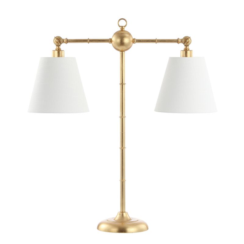 Ruth 2-Light Library Metal LED Table Lamp