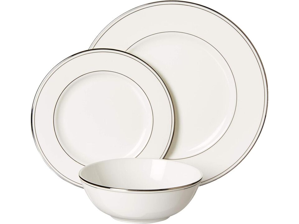 Lenox Federal Platinum 3-piece Dinnerware Place Setting