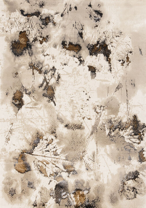 HomeRoots Abstract Area Rug