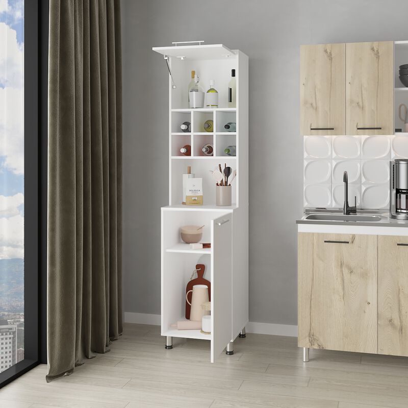 Corinth Kitchen Pantry, White