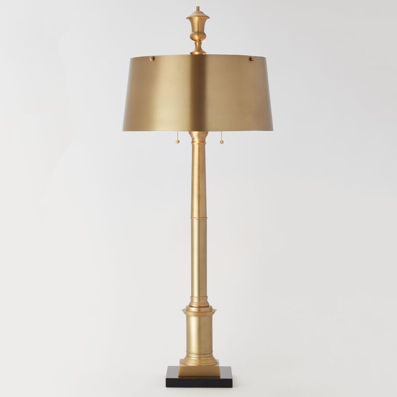 Library Lamp-Brass