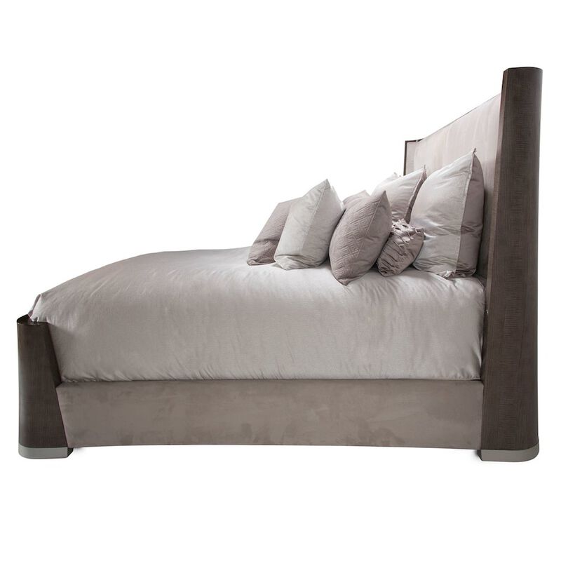 Michael Amini Roxbury Park Cal. King Dual-Panel Bed - Slate