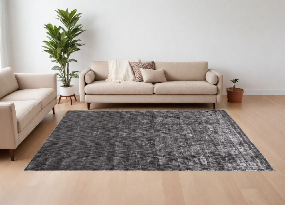 HomeRoots Chevron Hand Woven Area Rug