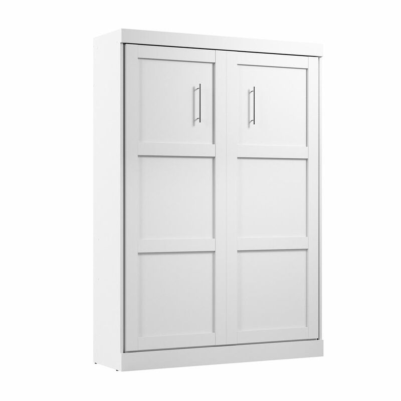 Bestar Pur Full Wall bed in White