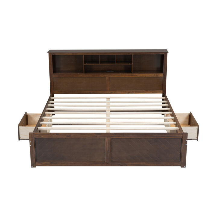 Dolwog  King Size Platform Bed