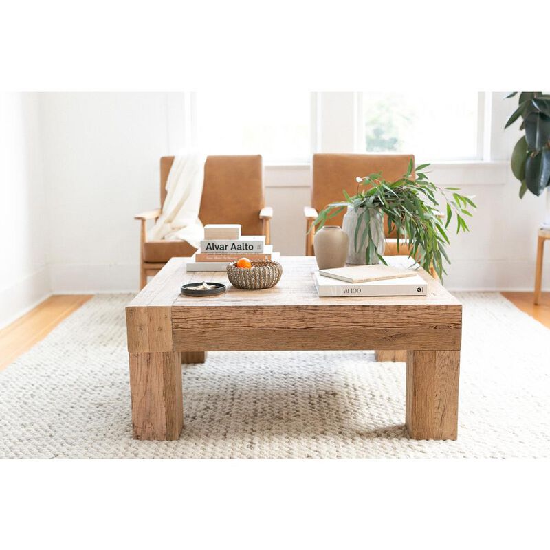 Moe's Home Collection Evander Coffee Table Aged Oak