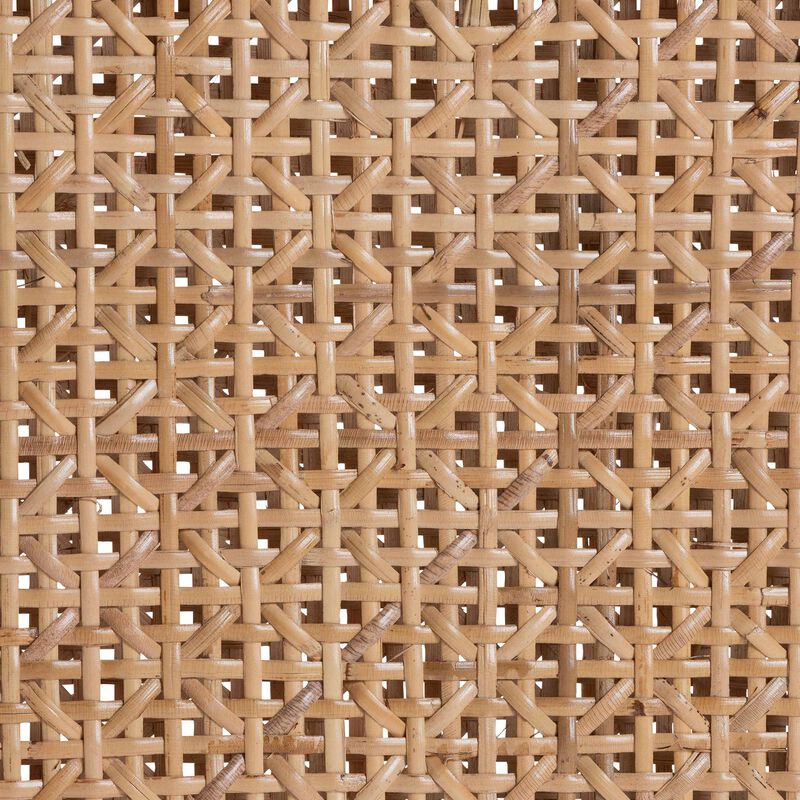 bali & pari Sandy Counter Stool - Crafted Wood and Natural Rattan Lounge Seating with Bamboo Motif and Upholstered Seat image number 6
