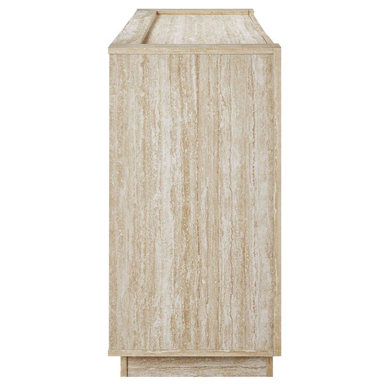 Hollis Sideboard with Faux Travertine Finish image number 6