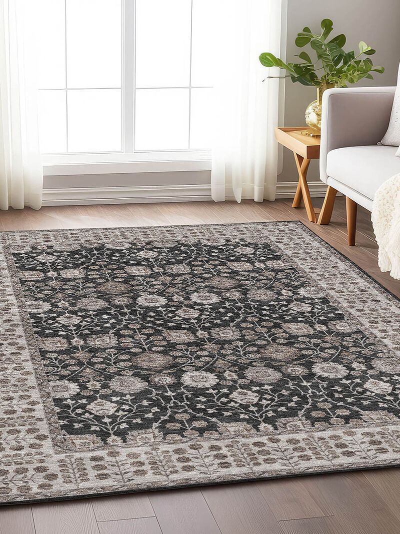 Hatay HY8 Black 10' x 14' Rug