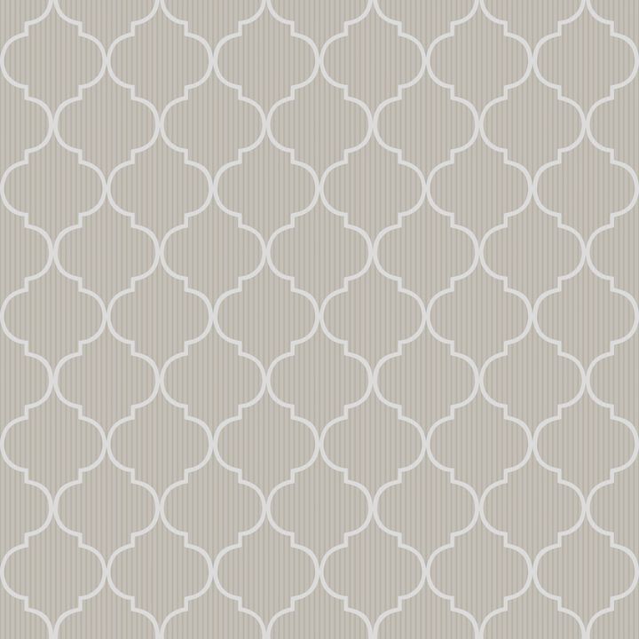 Blooming Garden Stripe Beige Wallpaper 8377