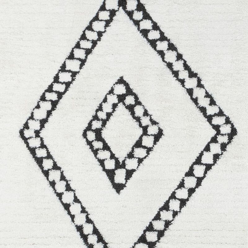 Momeni Contemporary Rectangle Area Rug, Ivory, 2' X 3'