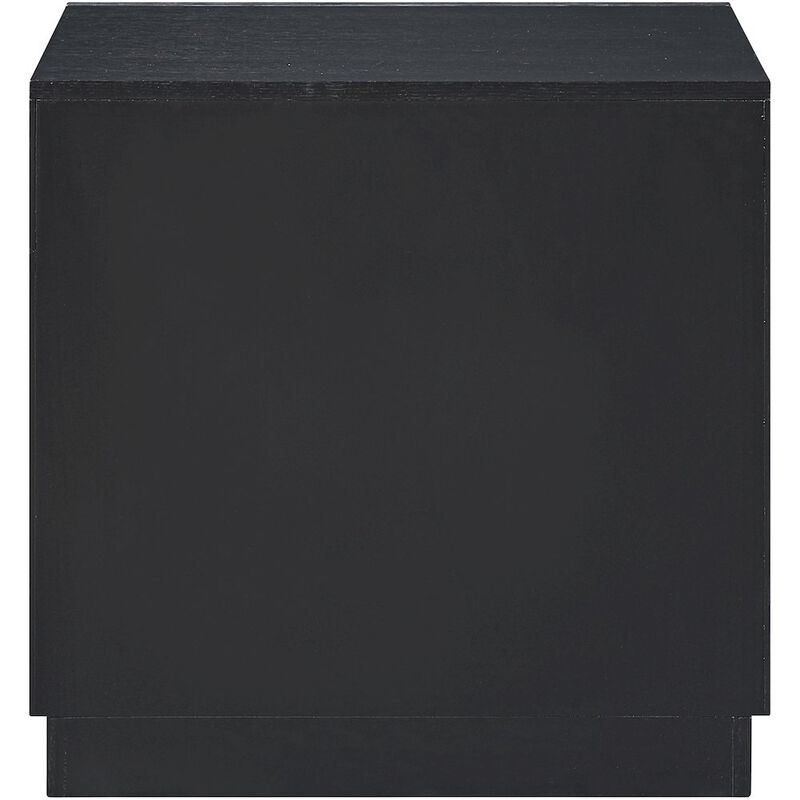Meridian Furniture Weave Black Night Stand