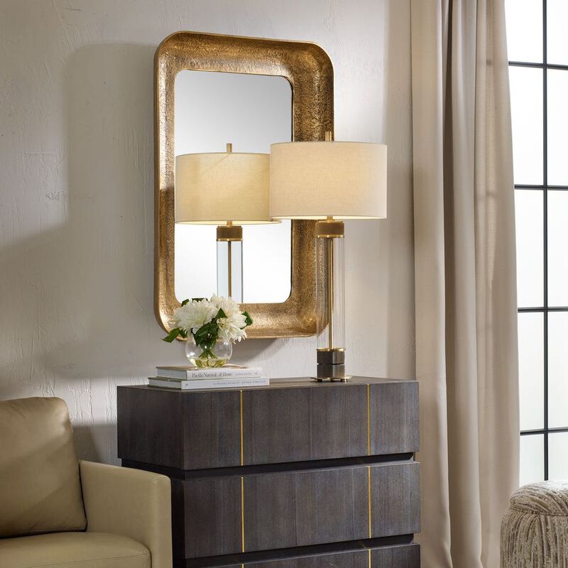 Uttermost Alvaro Antique Brass Mirror image number 2