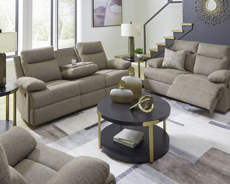 Tarrant Mocha Reclining Sofa