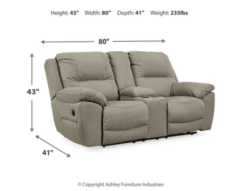 Next-Gen Gaucho Reclining Loveseat W/Console