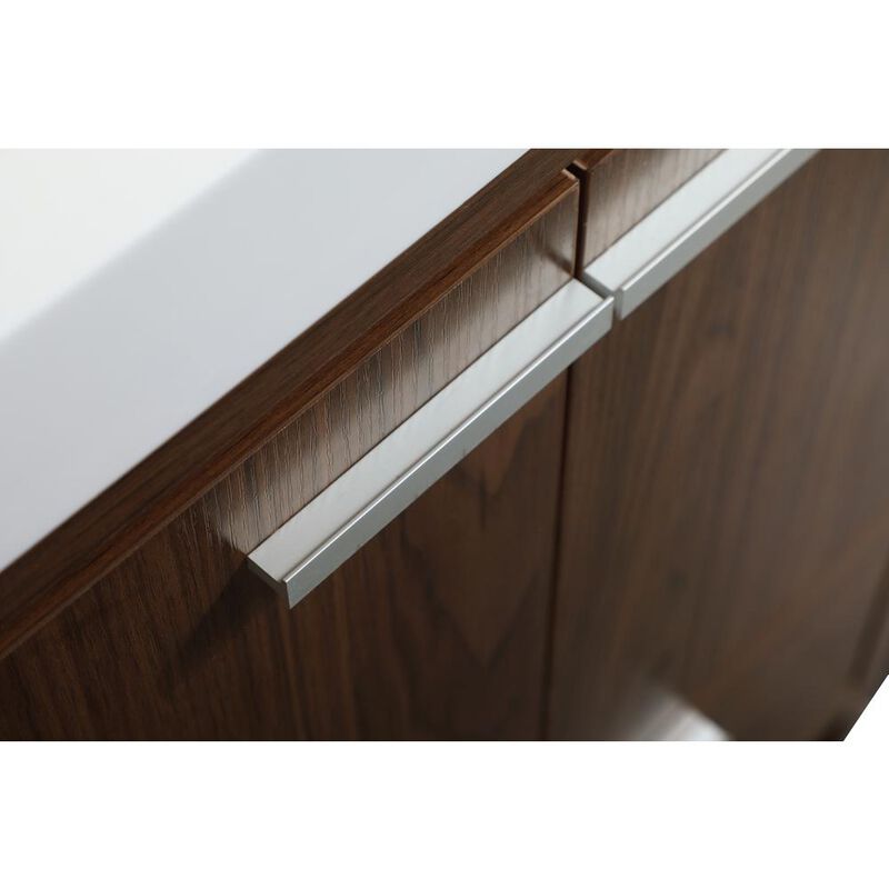 Elegant Kitchen and Bath 24 inch Single bathroom vanity in Walnut