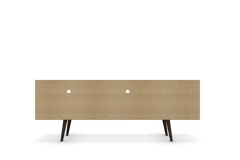 Liberty Extra Large TV Stand in Brown and Yellow