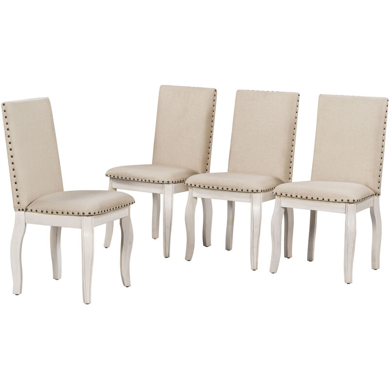 Merax 5-Piece Farmhouse Dining Table Chairs Set