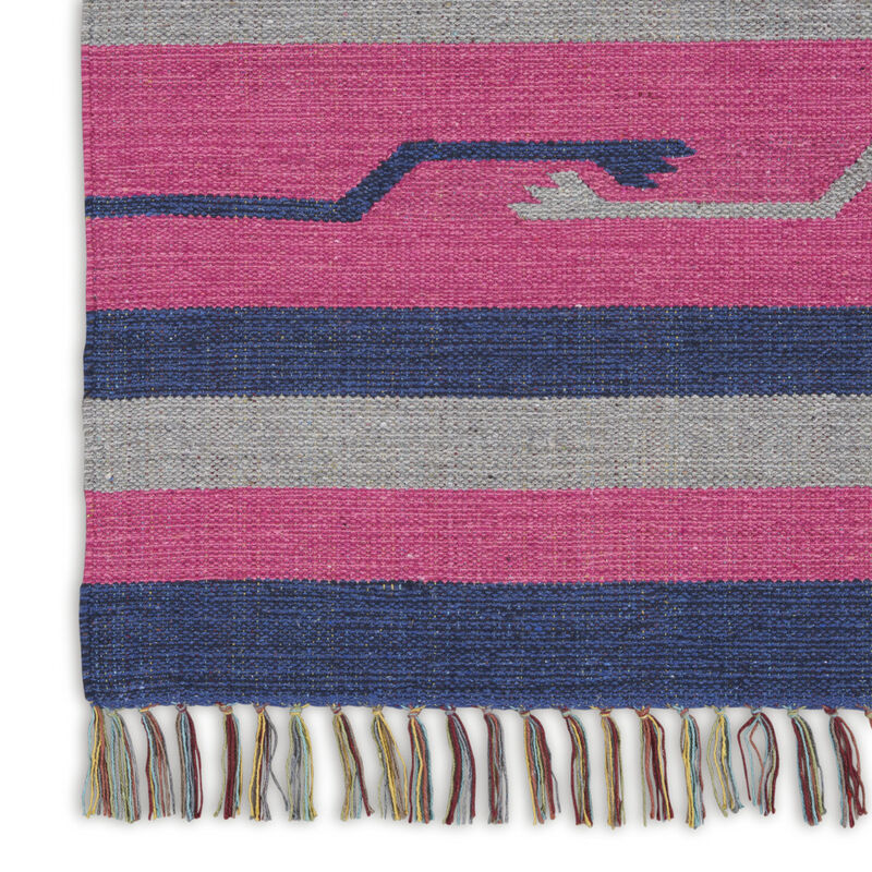 HomeRoots Southwestern Handmade Area Rug With Fringe image number 3