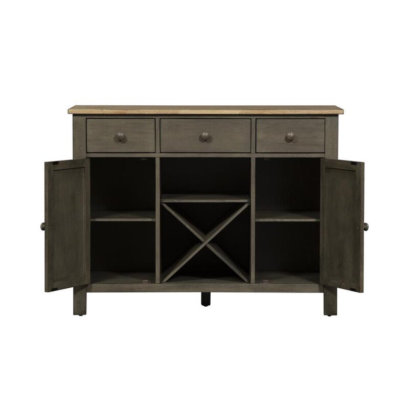 Liberty Furniture Lindsey Farm Server in Weathered image number 8