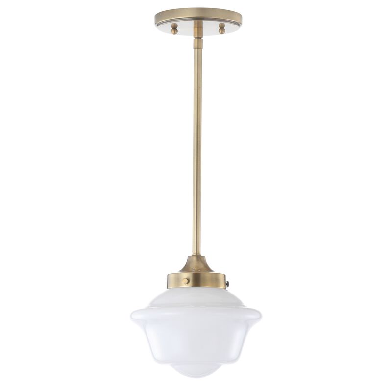 Kurtz Adjustable Drop Metal/Glass LED Pendant