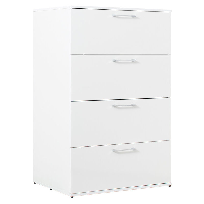 FC Design Klair Living Glossy Four-Drawer Jumbo Chest.