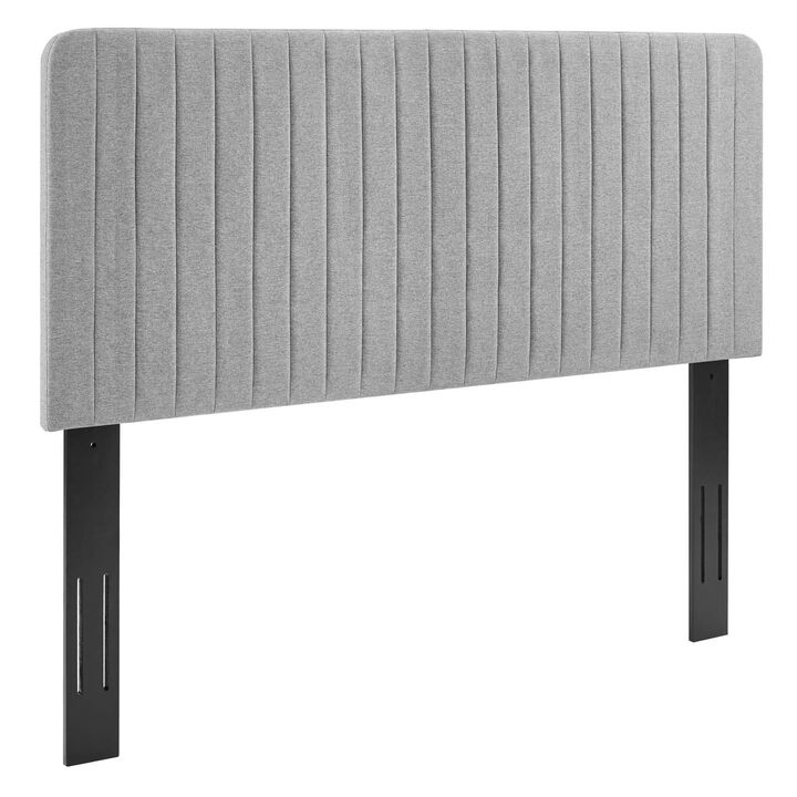 Modway - Milenna Channel Tufted Upholstered Fabric Twin Headboard