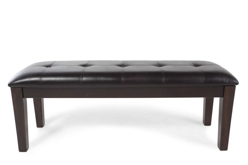 Haddigan Large Upholstered Dining Room Bench image number 0