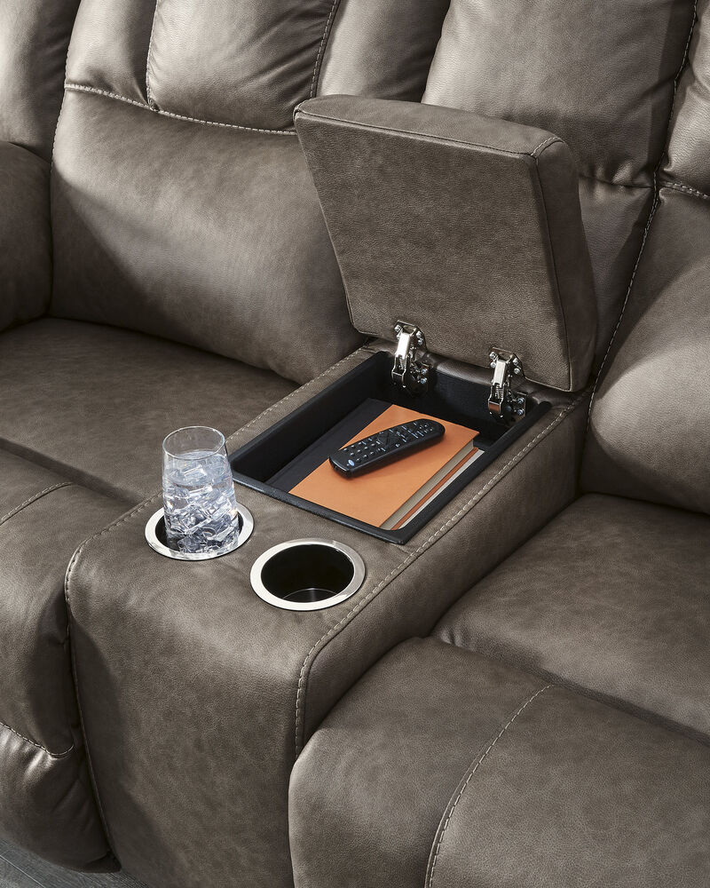 Knoxlee Reclining Loveseat with Console image number 2