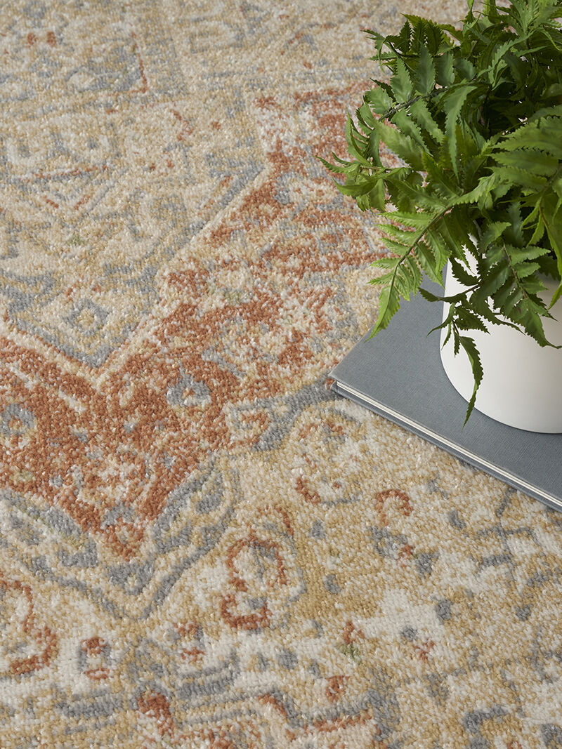 Nourison Essentials Persian NRE07 Beige/Rust 10' x 14' Rug