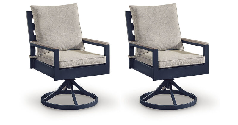 Mabry Shores Outdoor Swivel Chair with Cushion (Set of 2) image number 0
