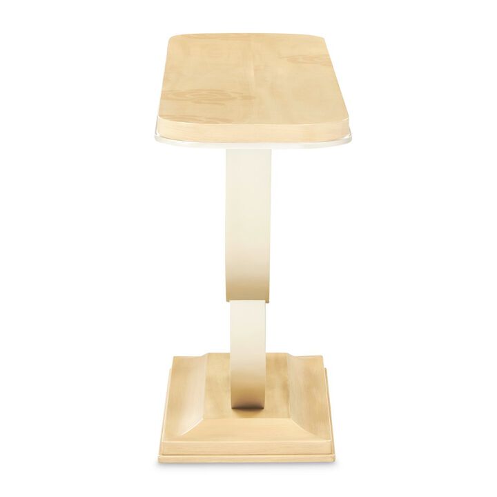 Michael Amini Camellia Field Console Table - Caramel