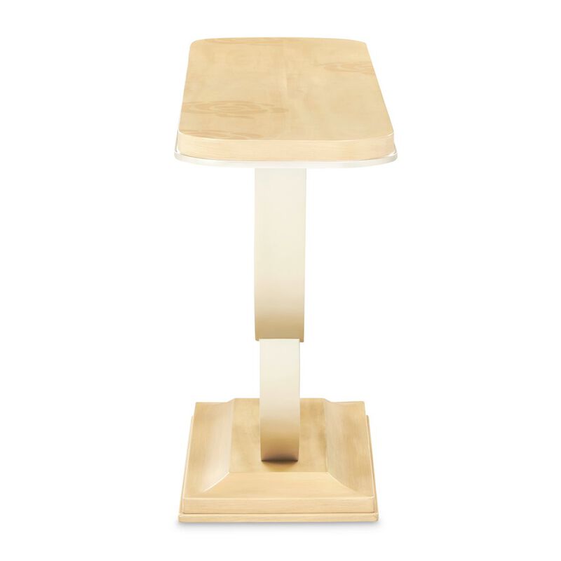 Michael Amini Camellia Field Console Table - Caramel image number 1