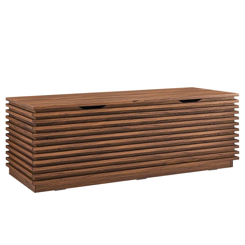 Render Fluted 3-in-1 Hall Tree With Storage Bench and Coat Rack image number 5