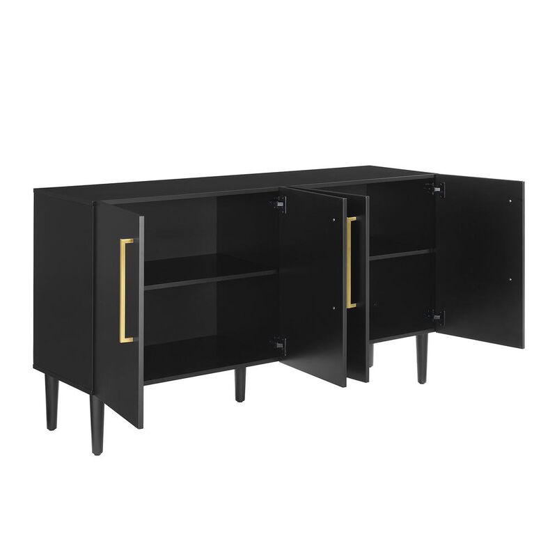 Crosley Furniture Everett Sideboard Matte Black
