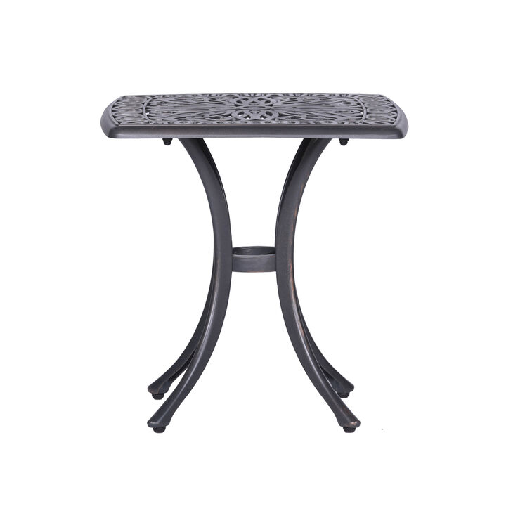 21" Side Table Outdoor End Table
