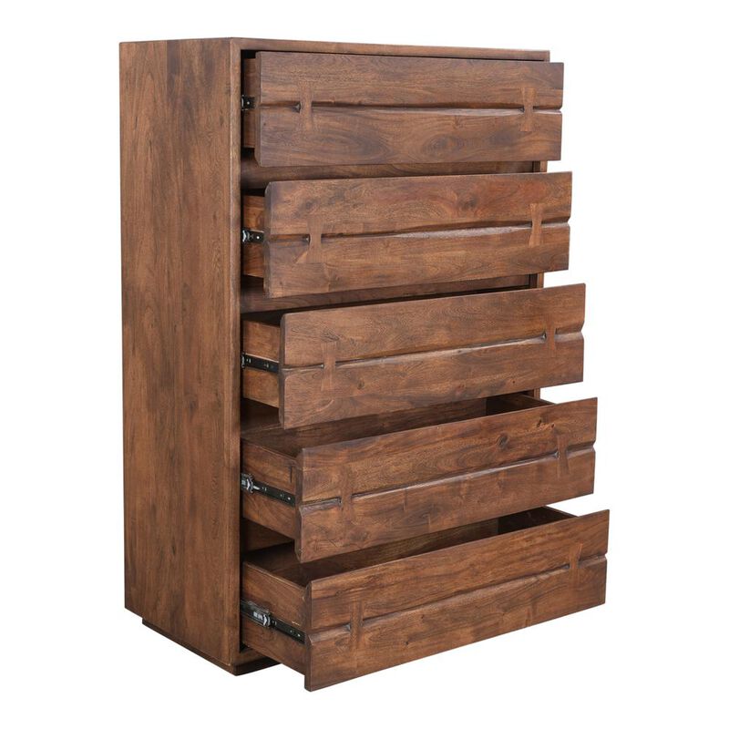 Rustic Acacia Wood Chest - Part of Madagascar Collection, Belen Kox image number 4