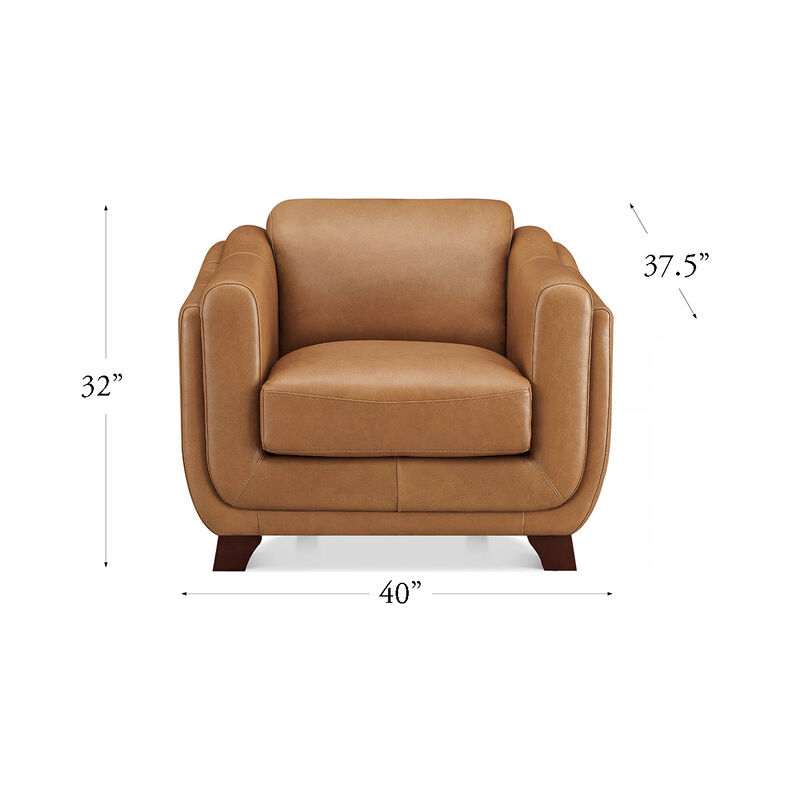 Omaha Top Grain Leather Chair