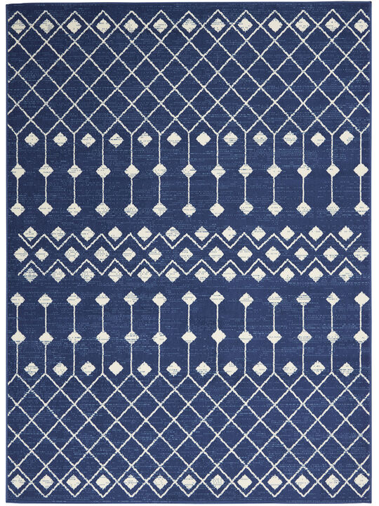 Grafix GRF37 Navy 6' x 9' Rug