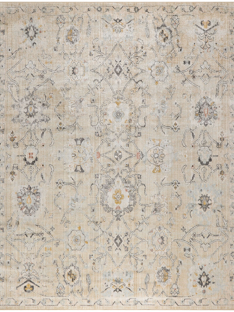 Oushak Home OUS01 Cream 7' x 10' Rug image number 0