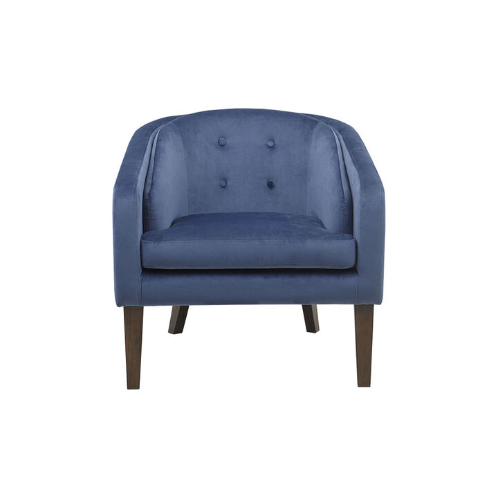 Gracie Mills Felix Tufted Velvet Mid-Century Accent Chair