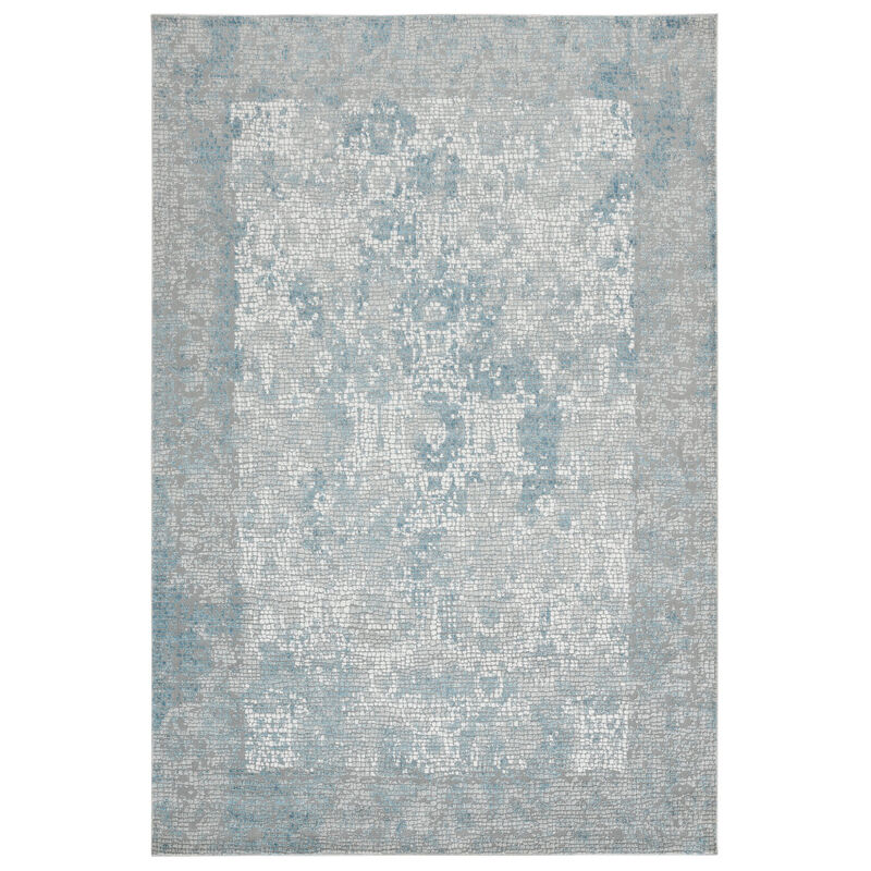 HomeRoots 8' X 10' Brown And Gray Wool Plaid Hand Tufted Area Rug image number 0