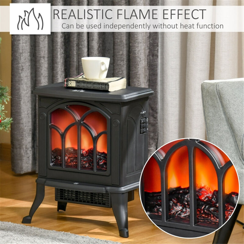 Electric Fireplace Heater Energy-Efficient Indoor Heater with Realistic Flame Effect for Cozy Ambiance image number 6