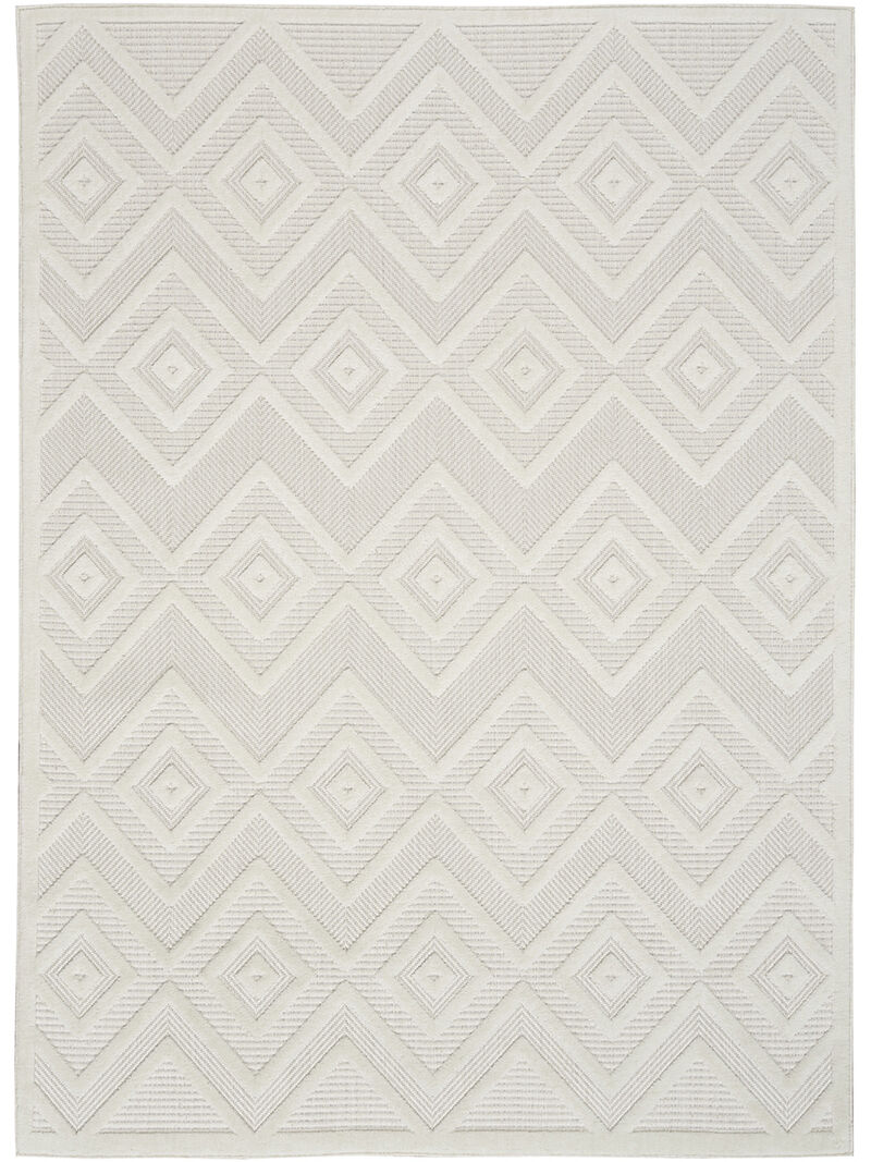 Versatile NRV01 Ivory/White 4' x 6' Rug