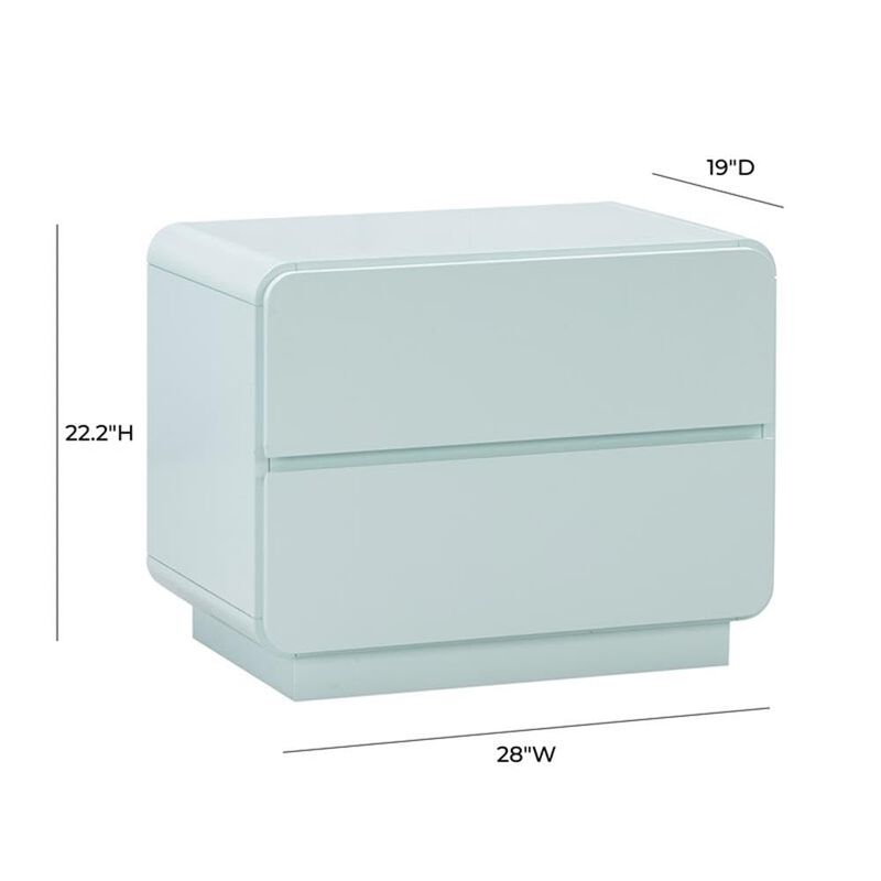 Casafoyer Sagura Blue Nightstand image number 2