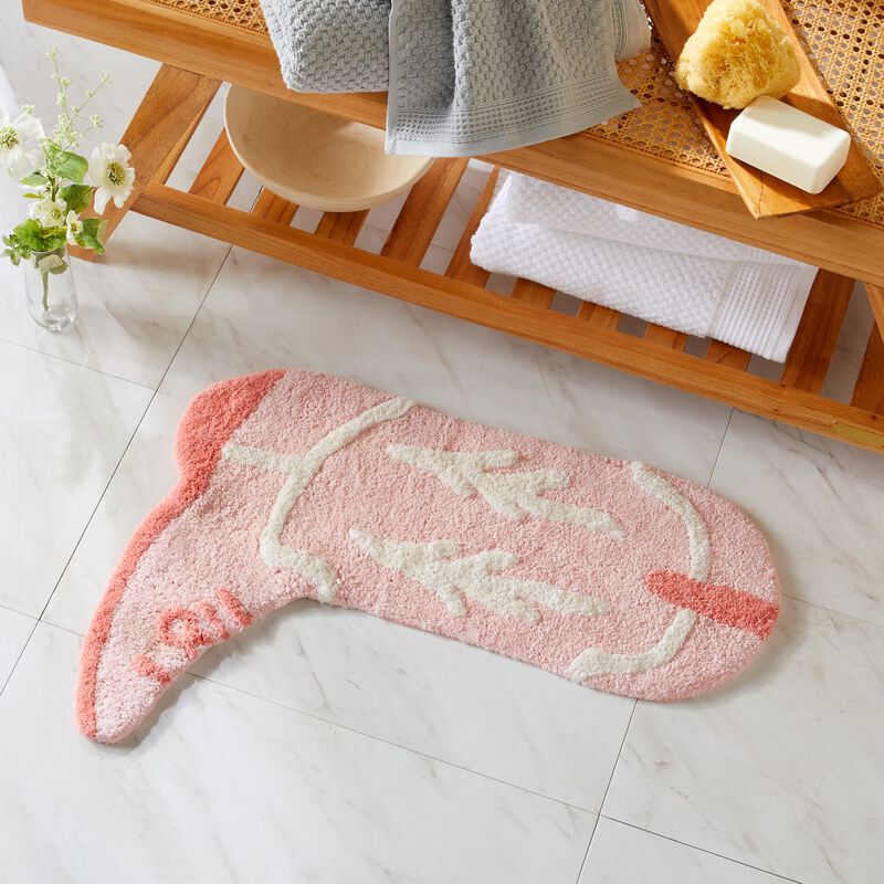 Market & Place Cotton Tufted Printed Bath Rugs