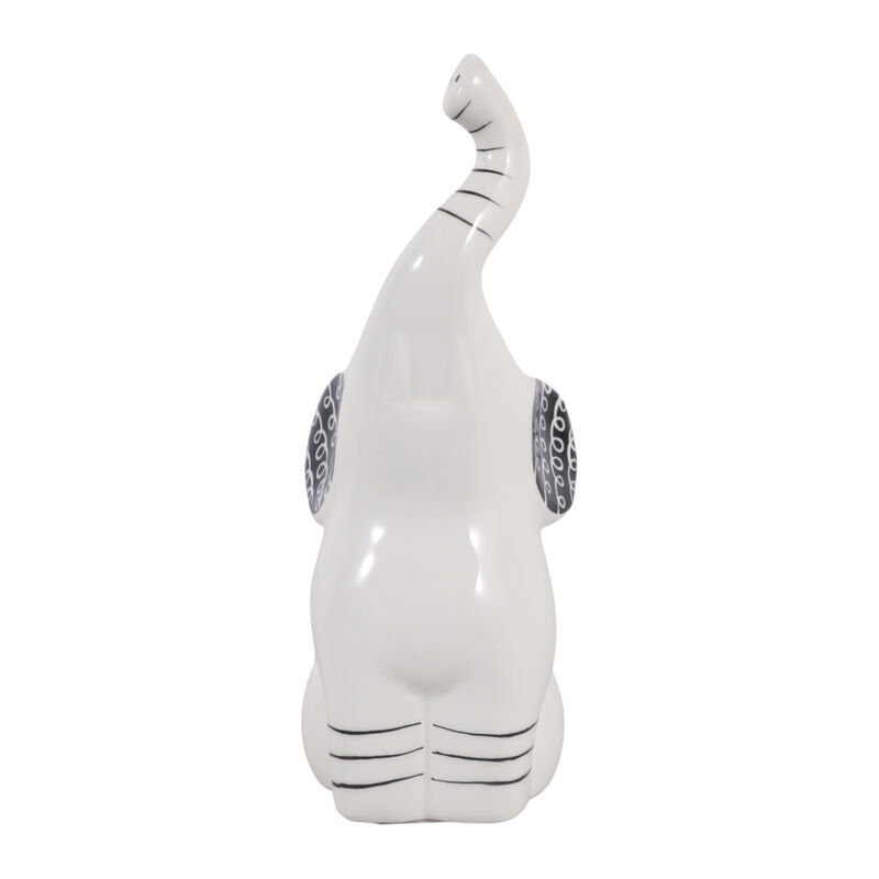 8x3" Elephant Doodle Figurine image number 2