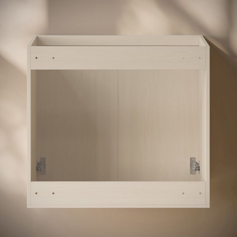 Cascade 24" Wall-Mounted Bathroom Vanity Cabinet without Top in White Oak image number 3